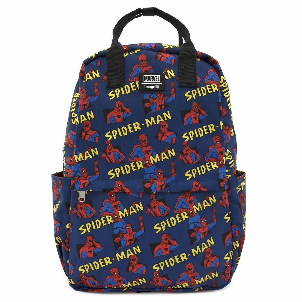 Loungefly x Marvel Spider-Man AOP Nylon Backpack