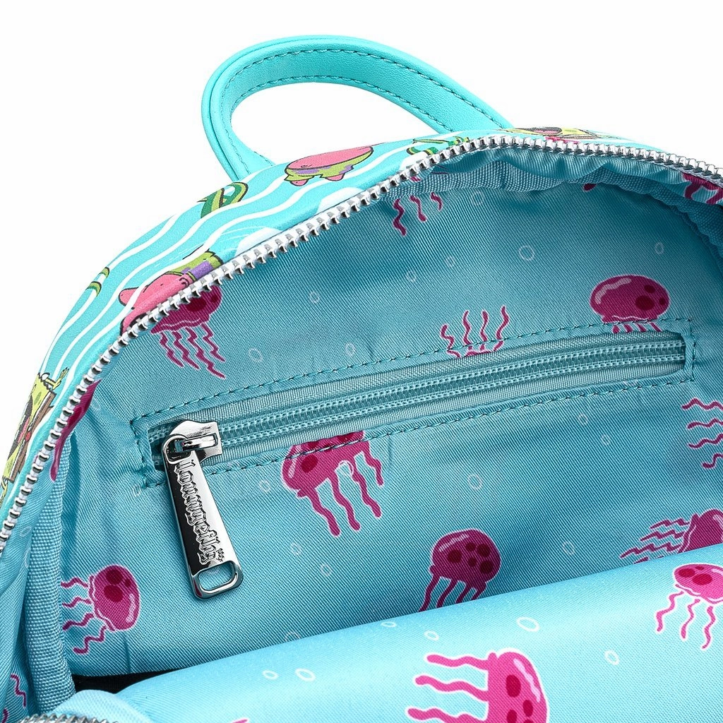 Loungefly X Nickelodeon Spongebob Jelly Fishing Convertible Mini Backpack