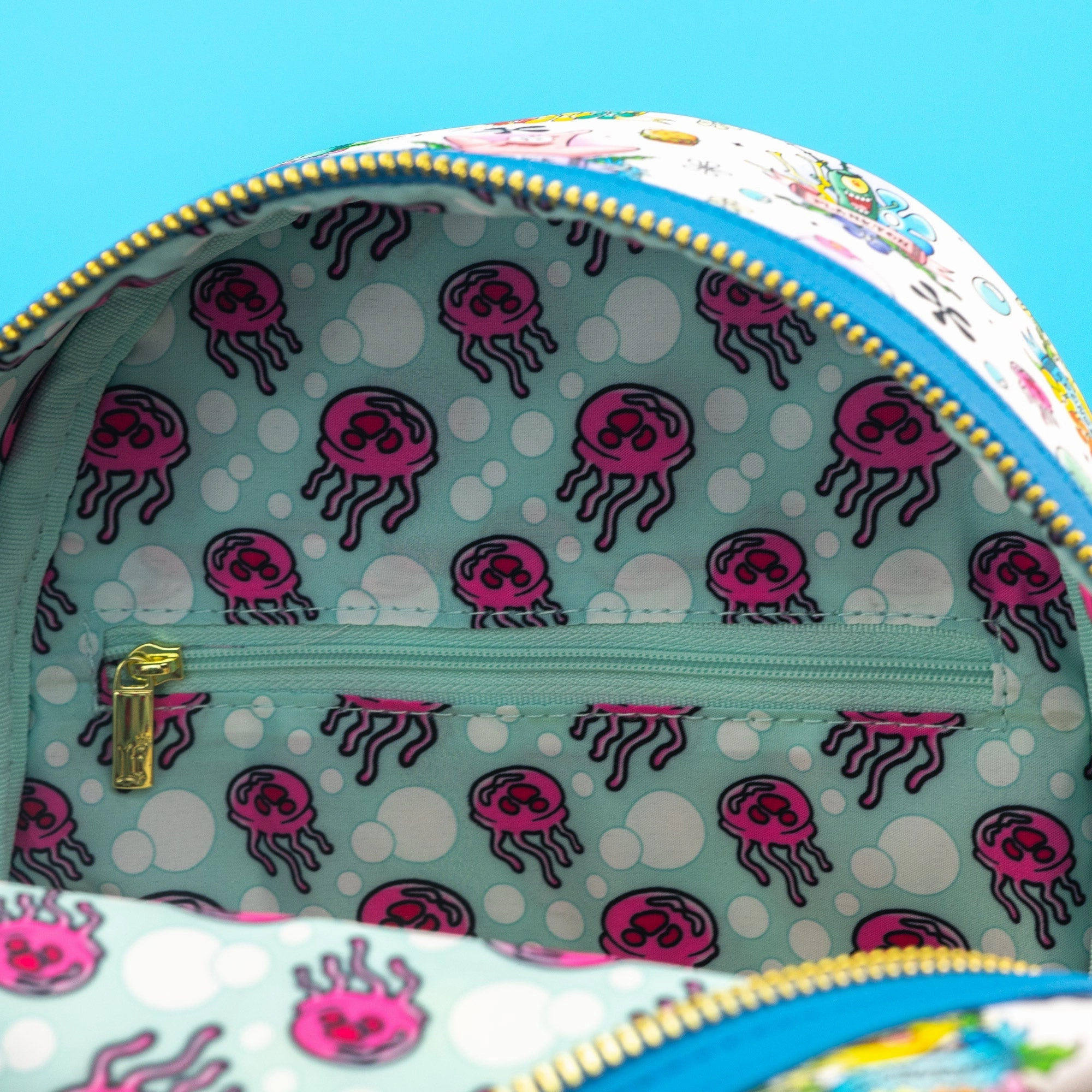 Loungefly x Nickelodeon Spongebob Squarepants Tattoo AOP Mini Backpack
