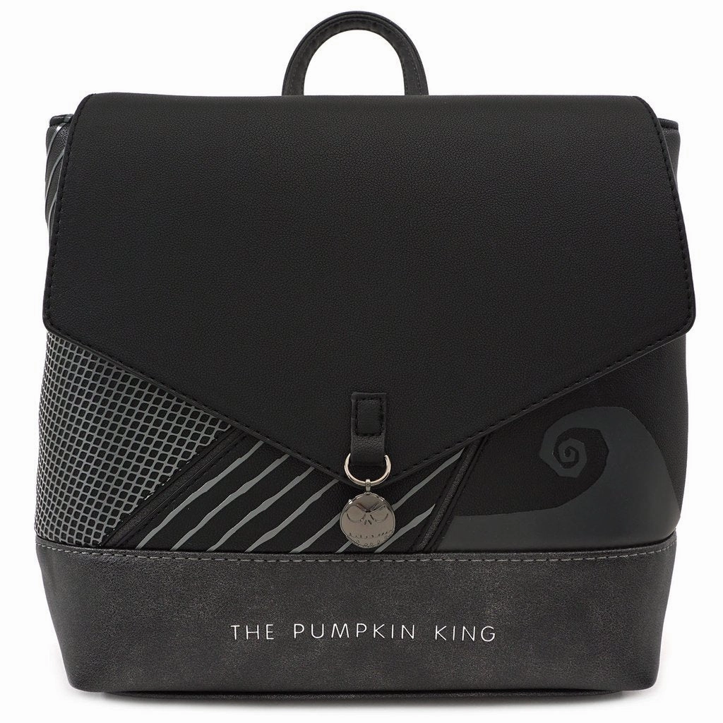 Loungefly x Nightmare Before Christmas Pumpkin King Convertible Mini Backpack