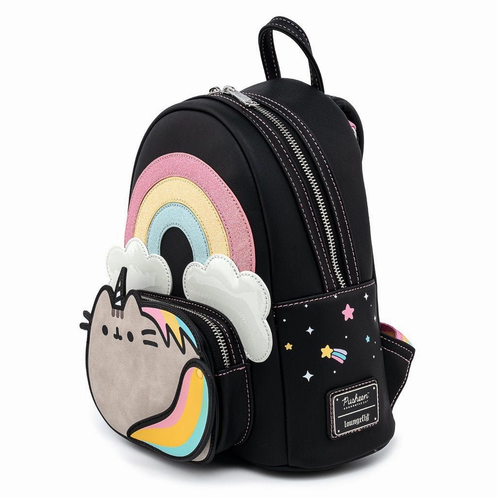 Loungefly x Pusheen Rainbow Unicorn Mini Backpack
