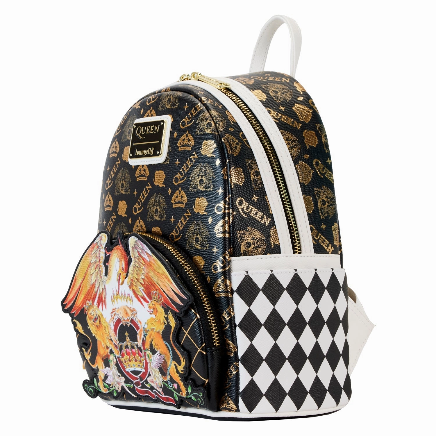 Loungefly x Queen Logo Crest Mini Backpack