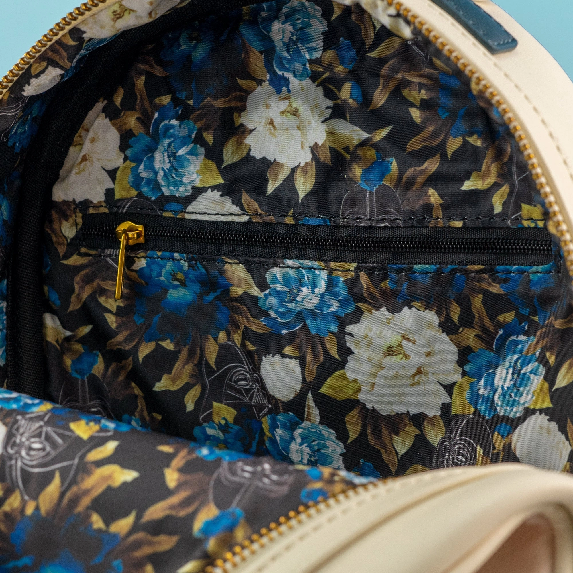 Loungefly x Star Wars Floral Darth Vader Silhouette Mini Backpack