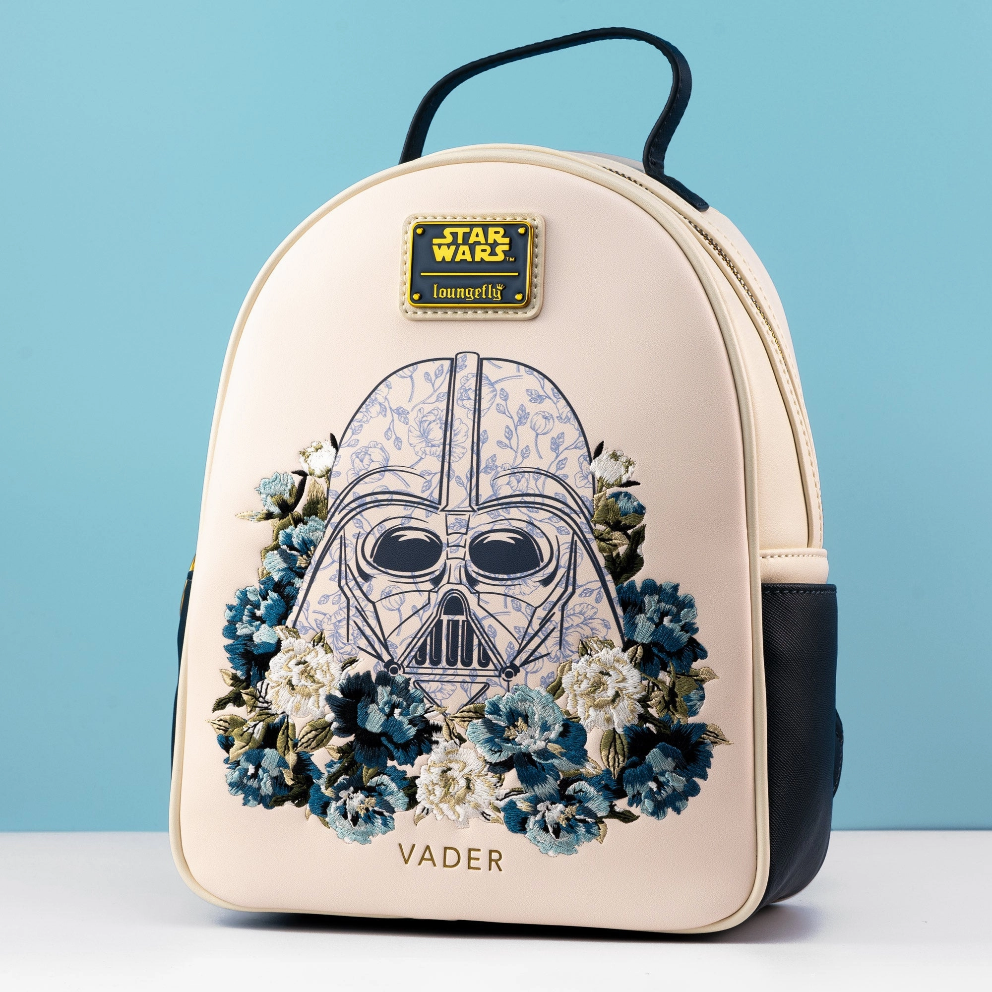 Loungefly x Star Wars Floral Darth Vader Silhouette Mini Backpack