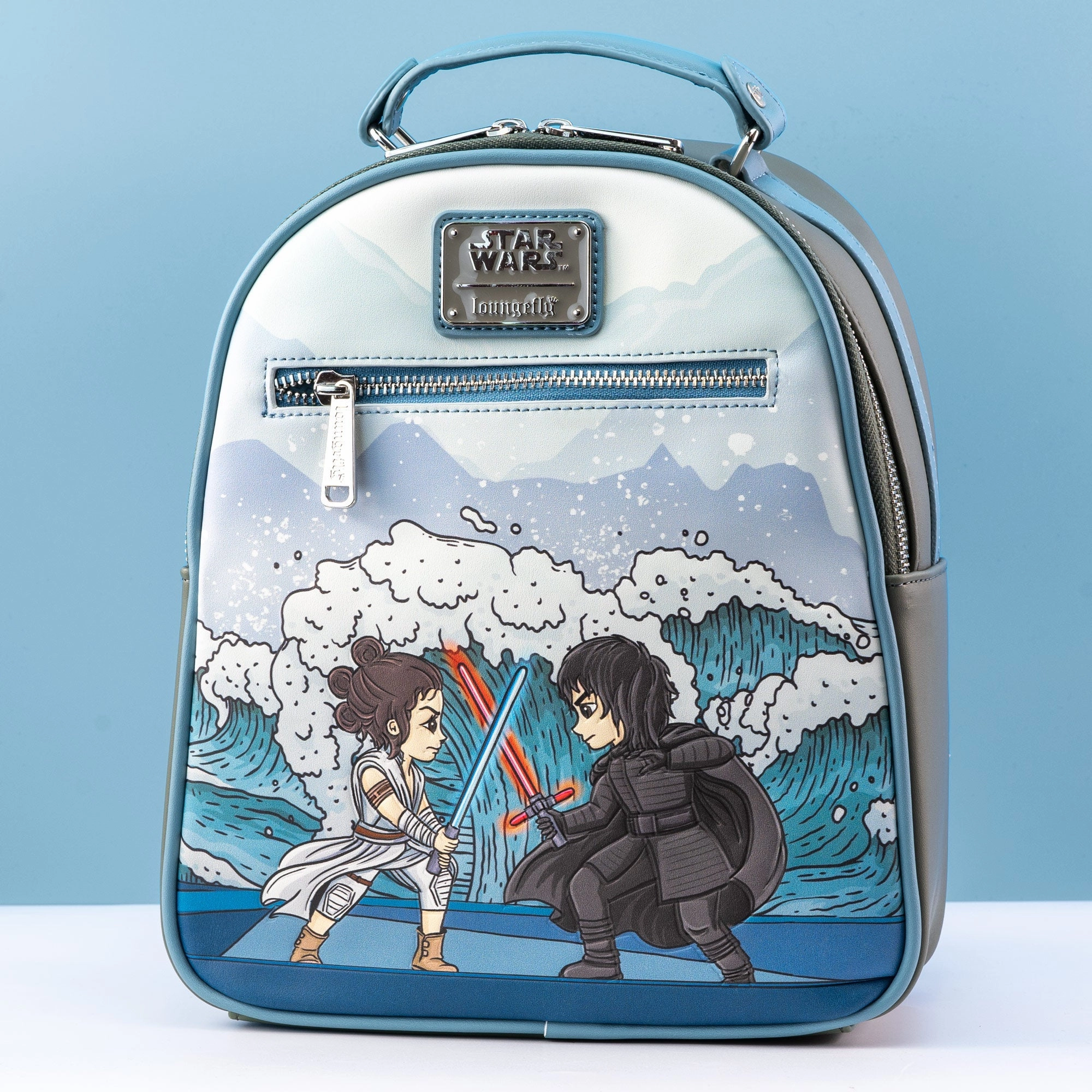 Loungefly x Star Wars Kylo Ren and Rey Mixed Emotions Mini Backpack