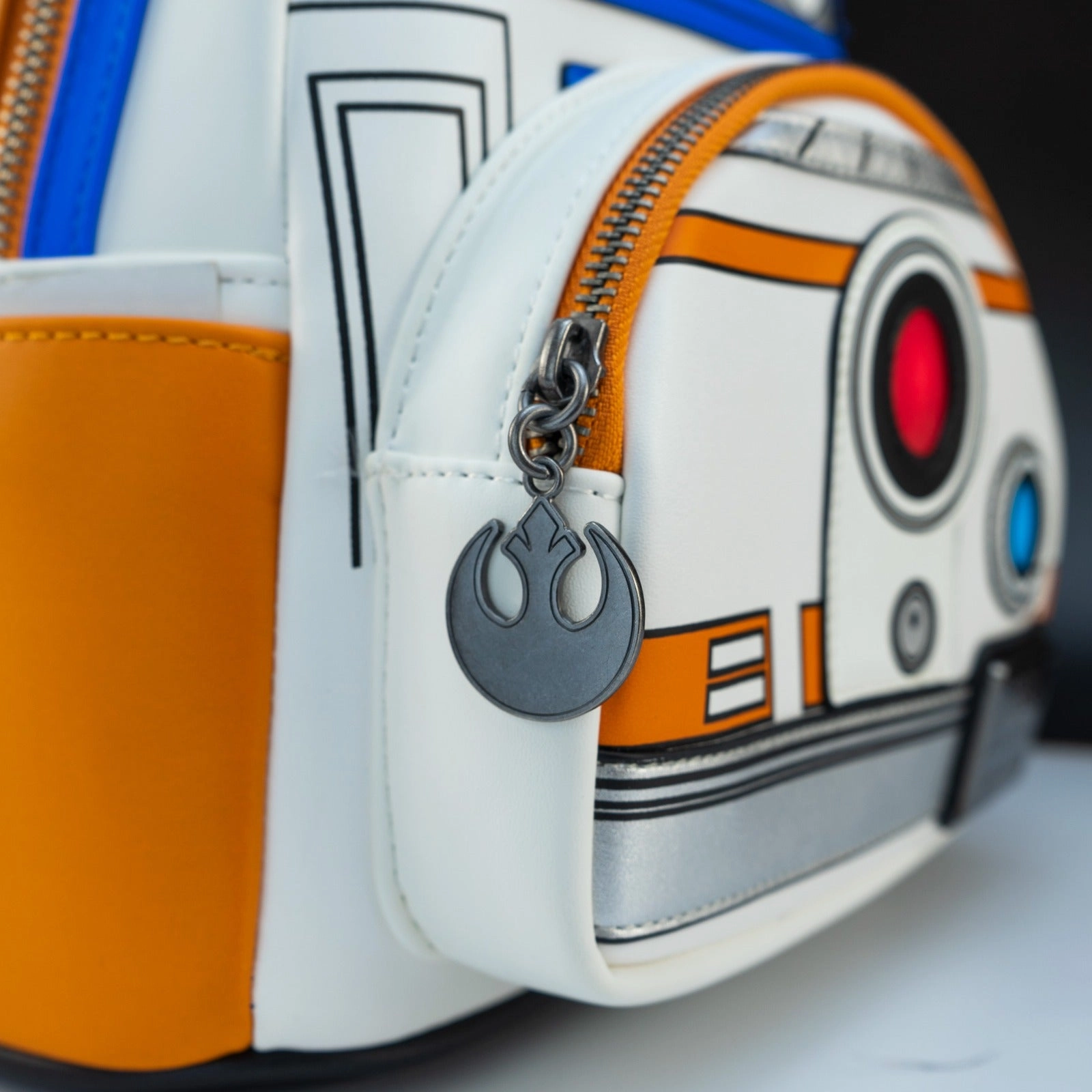 Loungefly x Star Wars R2-D2 and BB-8 Droids Light Up Mini Backpack