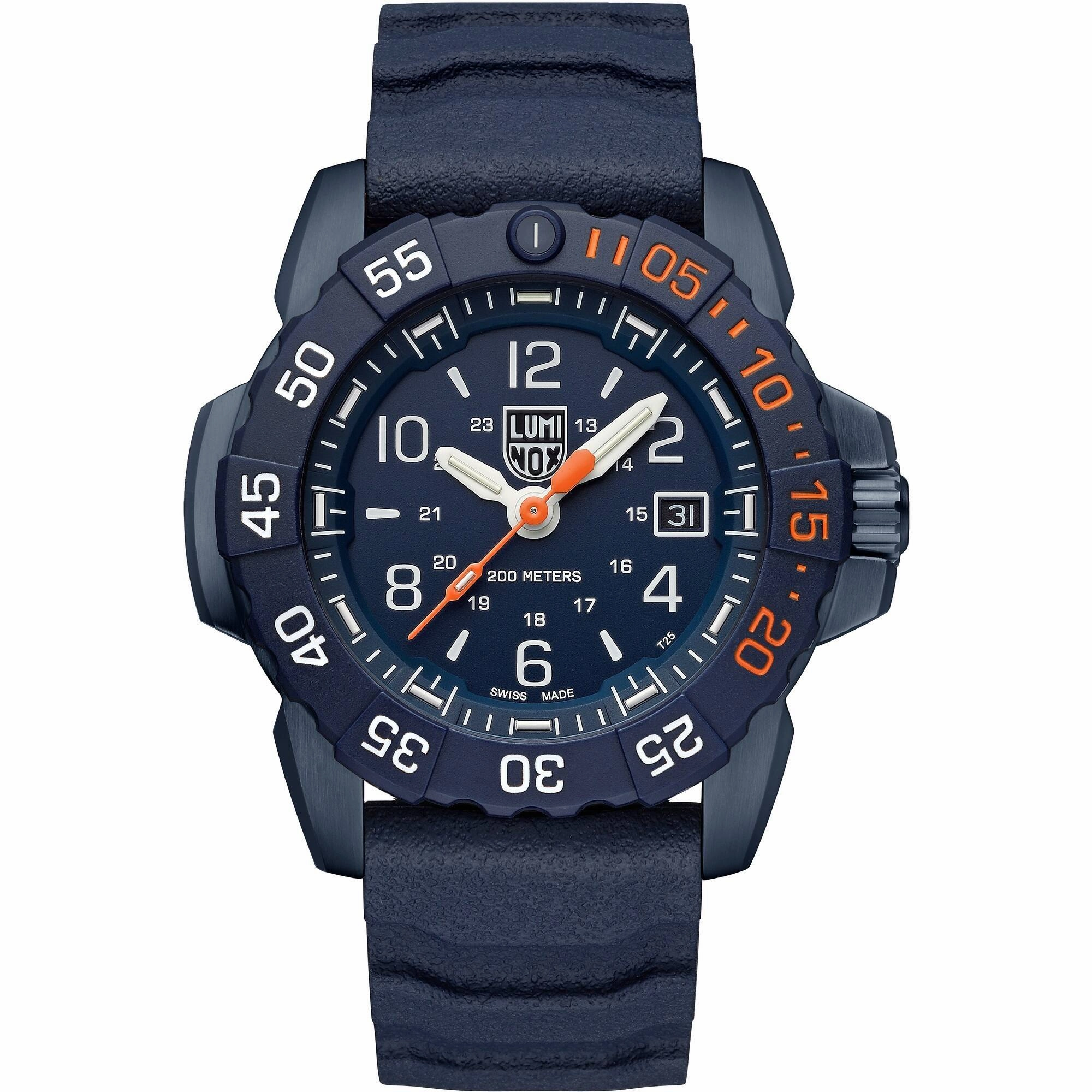 Luminox Men's Watch - Navy Seal Foundation Orange Rubber Strap | XS.3253.CBNSF.SET
