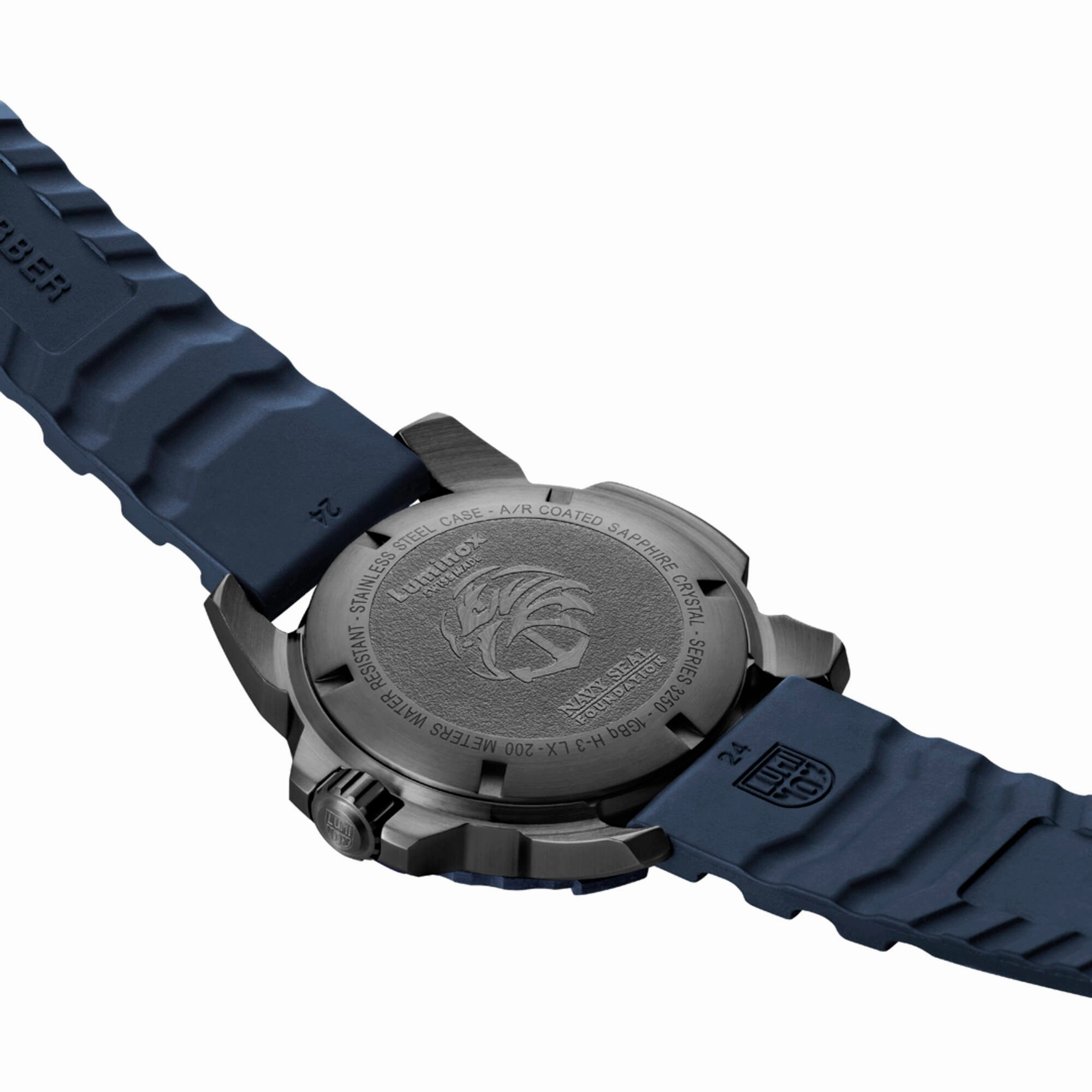 Luminox Men's Watch - Navy Seal Foundation Quartz Blue Rubber Strap | XS.3255.CB.NSF