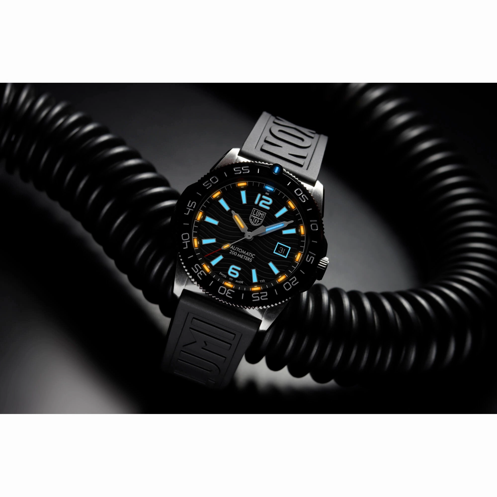 Luminox Men's Watch - Pacific Diver Rotating Bezel Black Dial Rubber Strap | XS.3101