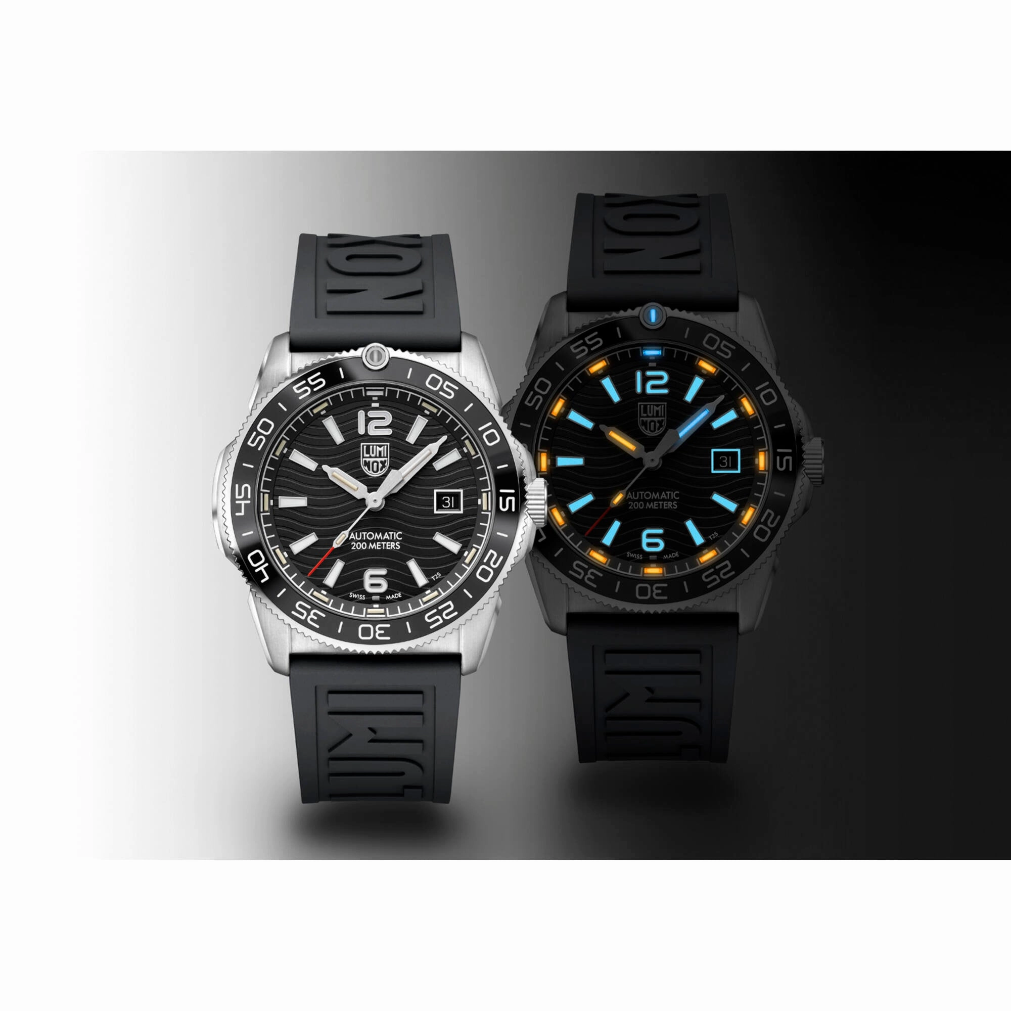 Luminox Men's Watch - Pacific Diver Rotating Bezel Black Dial Rubber Strap | XS.3101