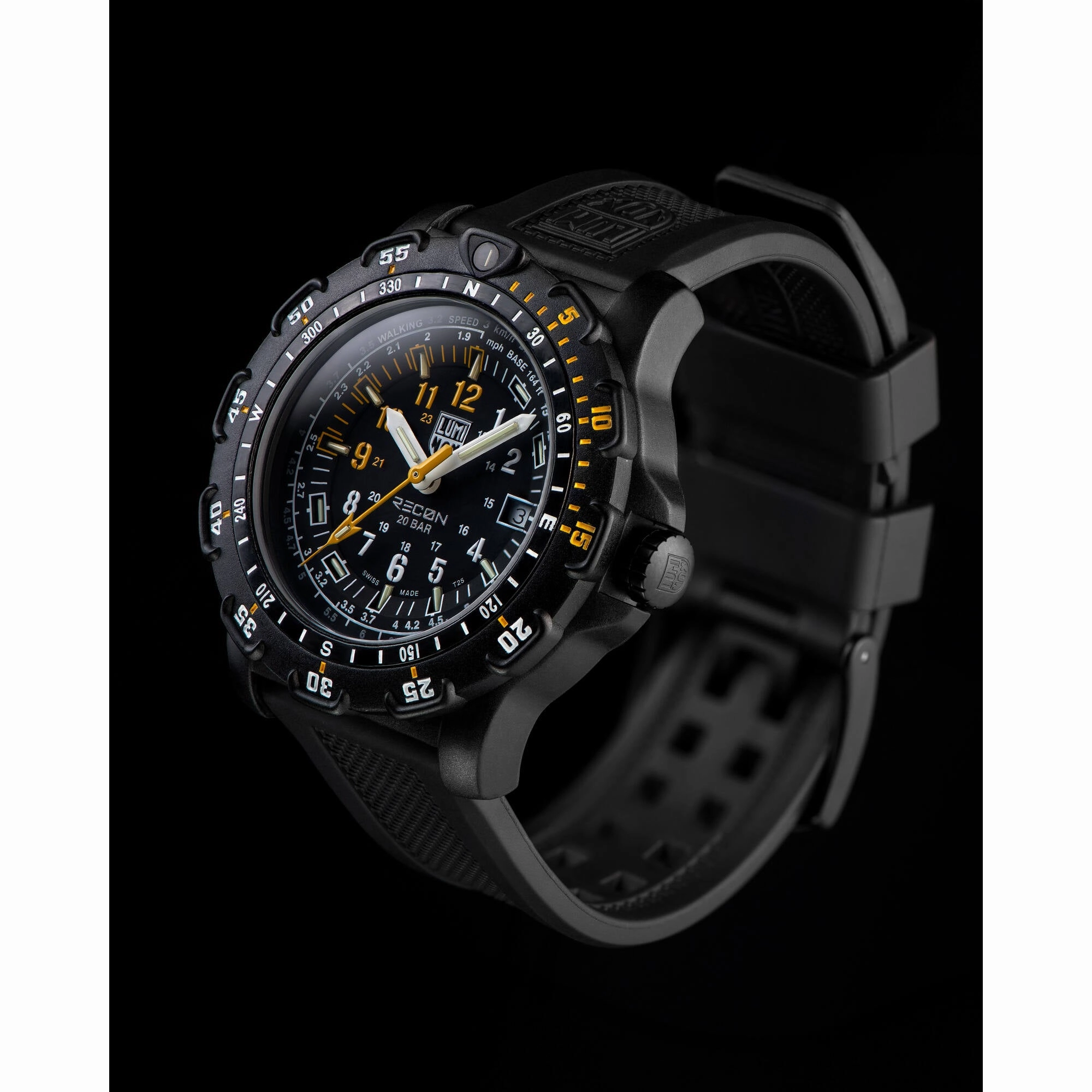 Luminox Men's Watch Set - Recon Point Man Rotating Bezel Black Strap | XL.8825.H.SET