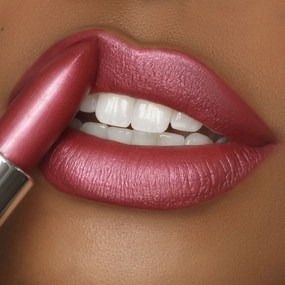 Mahvelous Crme | A Muted Raspberry with Pink and Gold Shimmer Lipstick
