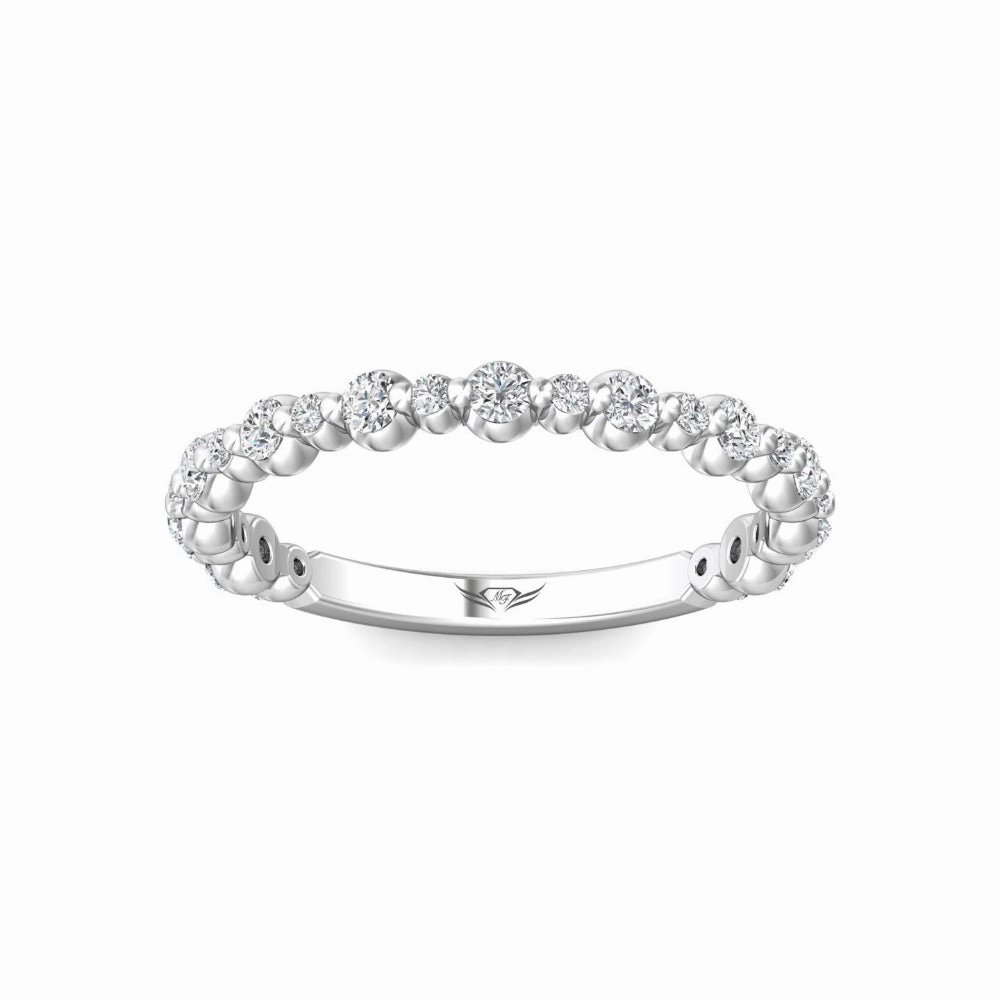 Martin Flyer 14k Diamond Wedding Band