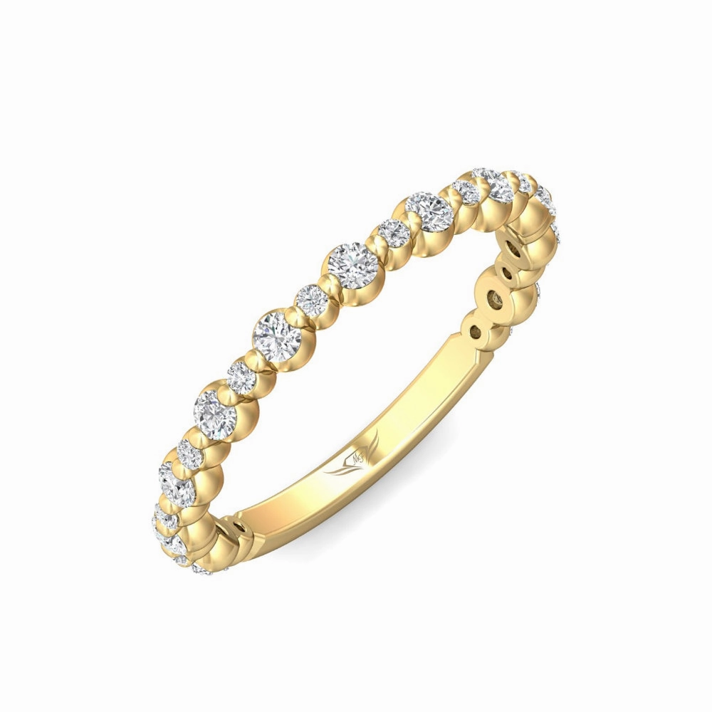 Martin Flyer 14k Diamond Wedding Band