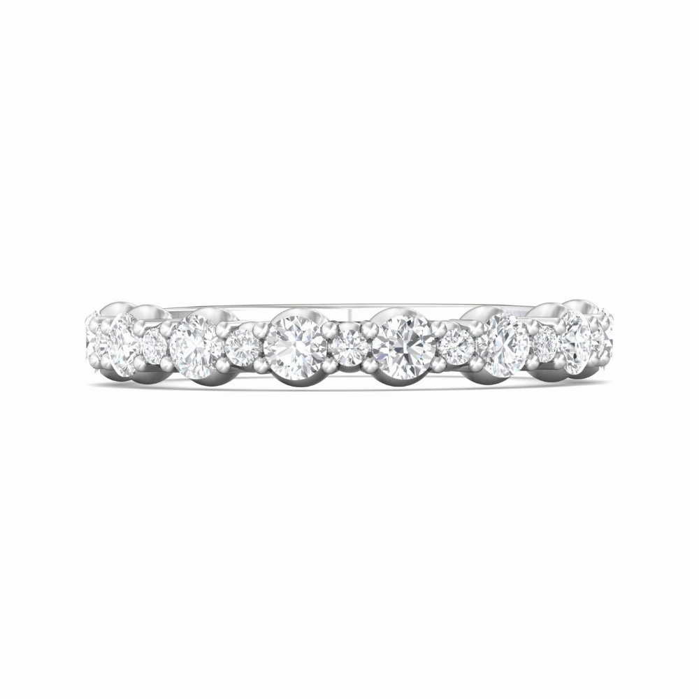 Martin Flyer 14k Round Diamond Wedding Band