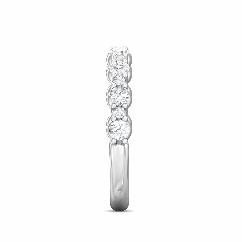 Martin Flyer 14k Round Diamond Wedding Band