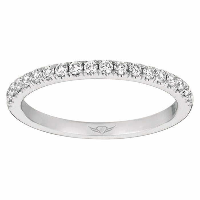 Martin Flyer Micropave Diamond Wedding Band