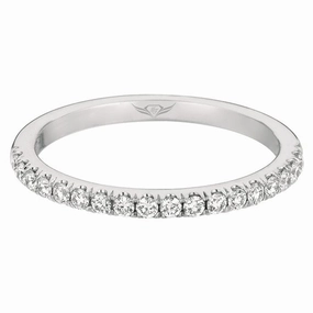 Martin Flyer Micropave Diamond Wedding Band