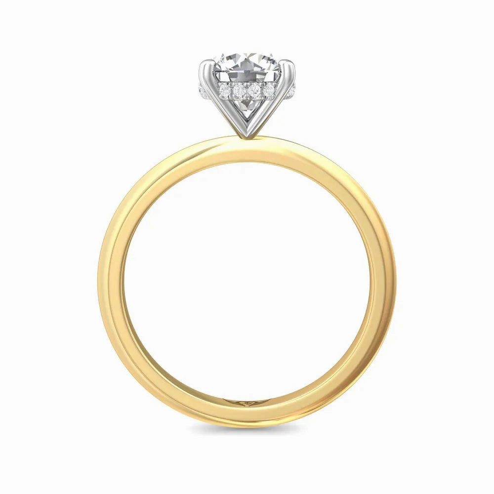 Martin Flyer Round Diamond Solitaire Engagement Ring