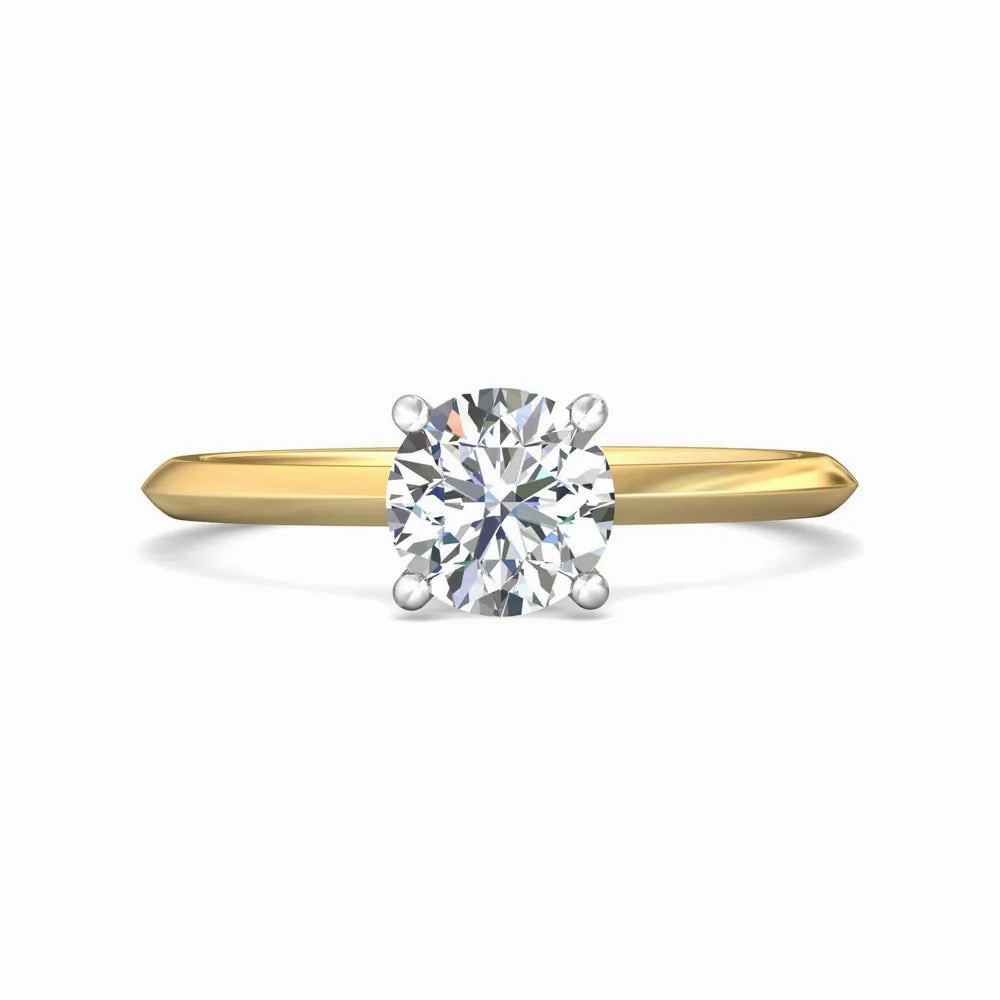 Martin Flyer Round Diamond Solitaire Engagement Ring