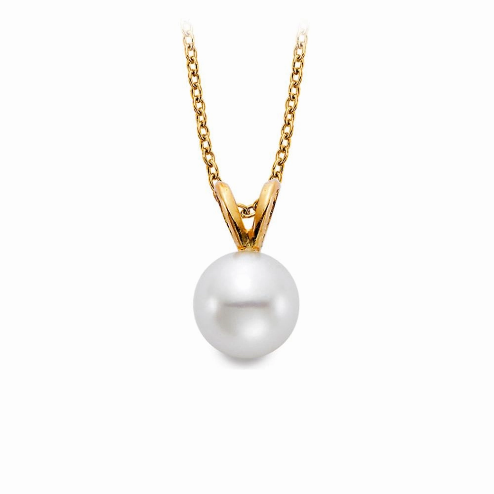 Mastoloni 6.5-7mm Akoya Pearl Pendant Necklace