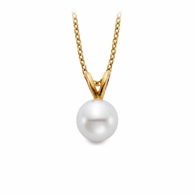 Mastoloni 6.5-7mm Akoya Pearl Pendant Necklace