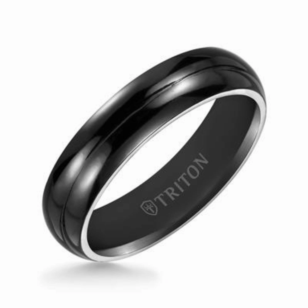 Men's 6mm Titanium Comfort Fit Wedding Band