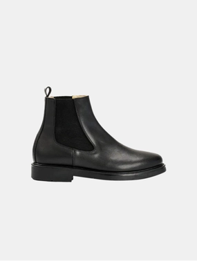 Men's Vegan Leather Chelsea Boots | Black