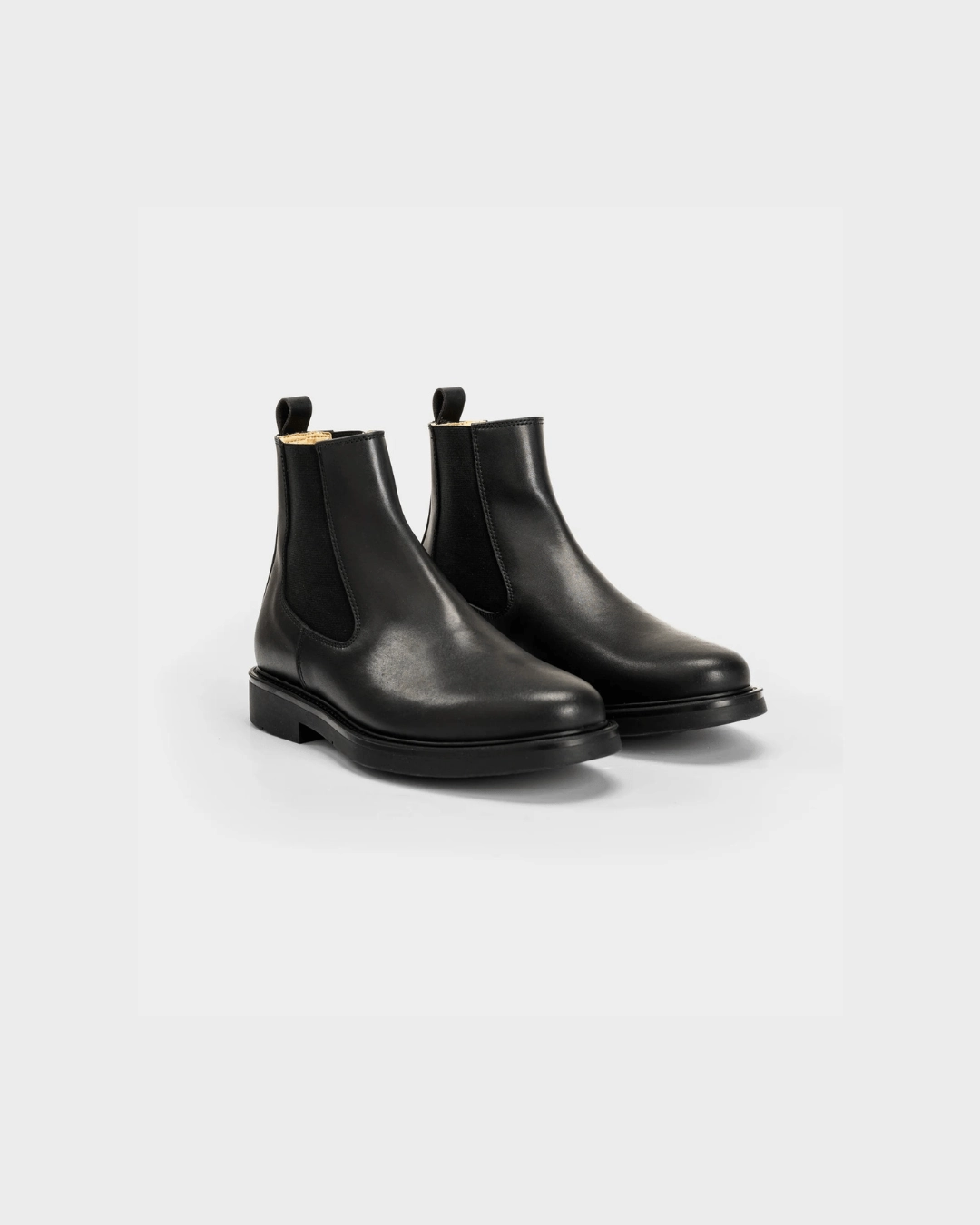 Men's Vegan Leather Chelsea Boots | Black