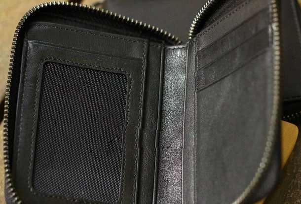 Mens Leather Wallet billfold Leather Wallet Small Slim Bifold Wallet For Men