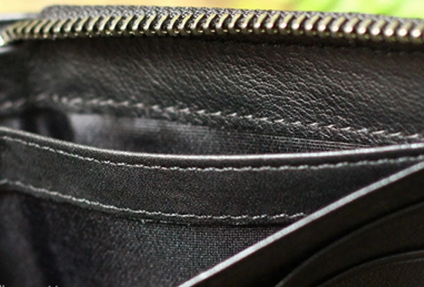 Mens Leather Wallet billfold Leather Wallet Small Slim Bifold Wallet For Men