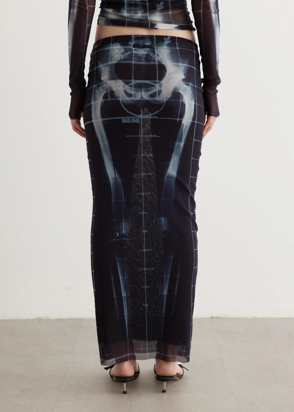 Mesh Long Skirt