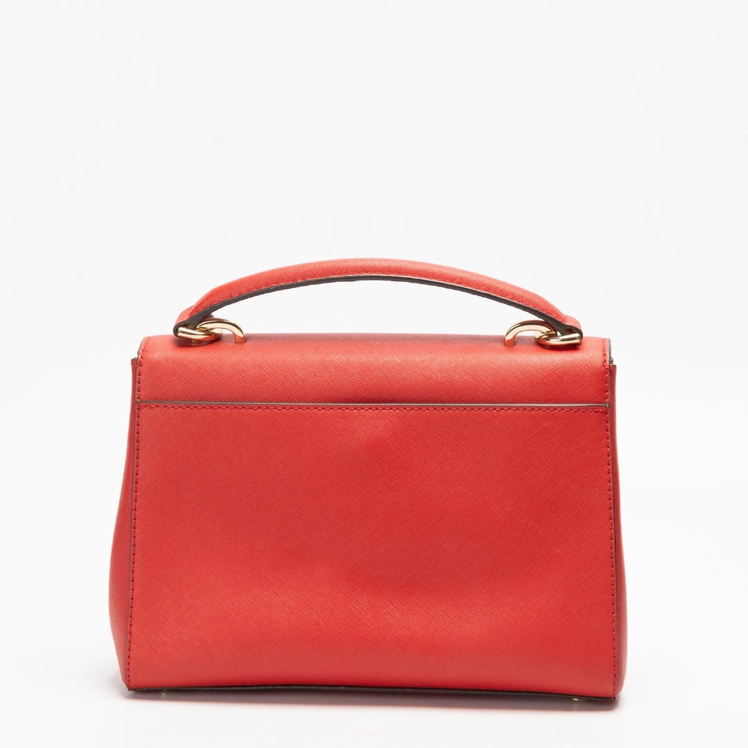 Michael Kors Ava Saffiano Leather Top Handle Bag