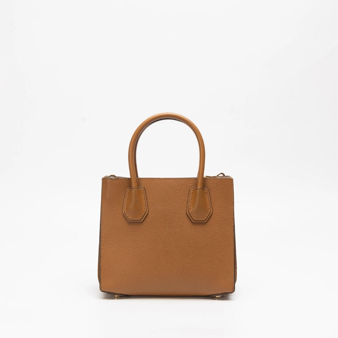 Michael Kors Brown Mercer Medium Leather Satchel