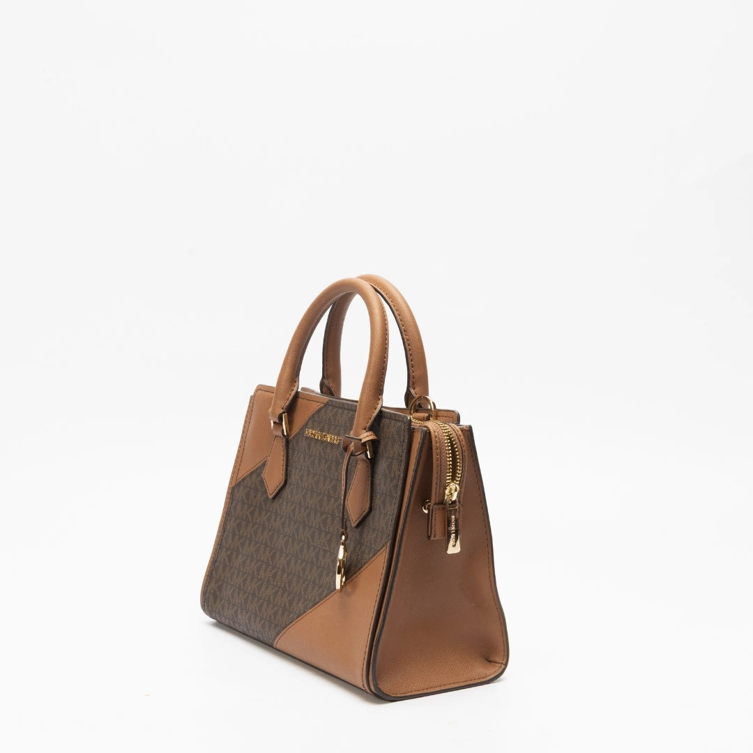Michael Kors Brown Valerie Small Satchel