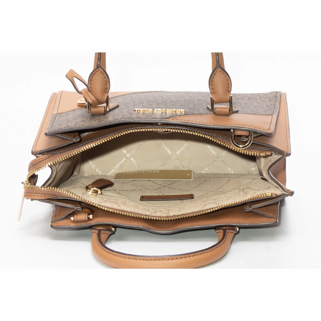Michael Kors Brown Valerie Small Satchel
