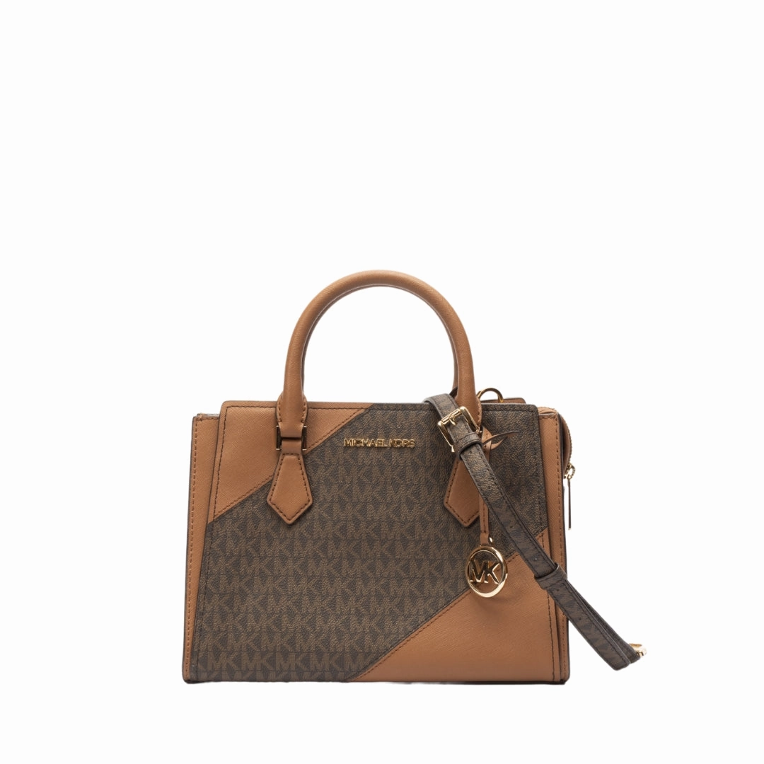 Michael Kors Brown Valerie Small Satchel