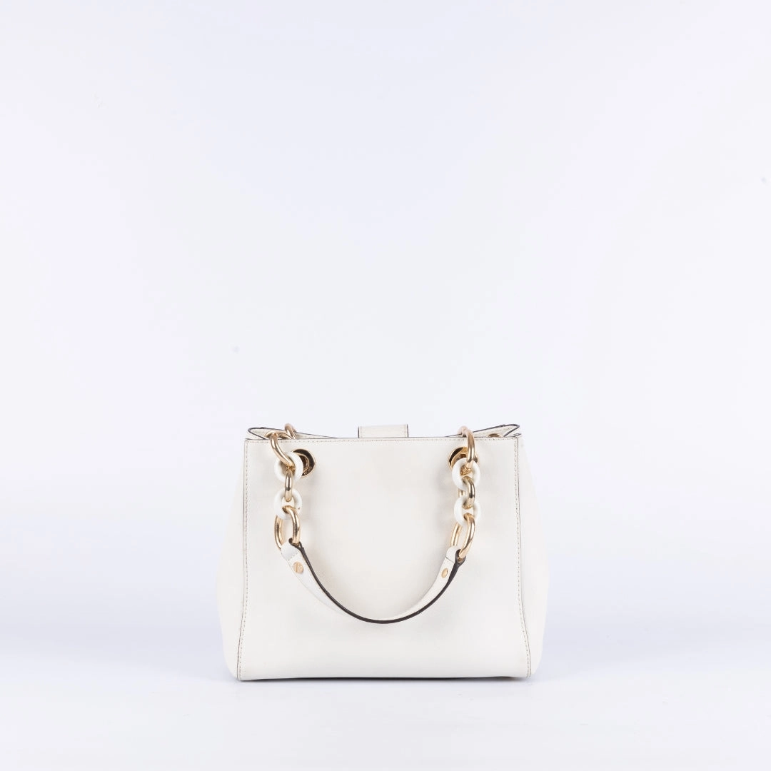 Michael Kors Cynthia Small Leather Satchel