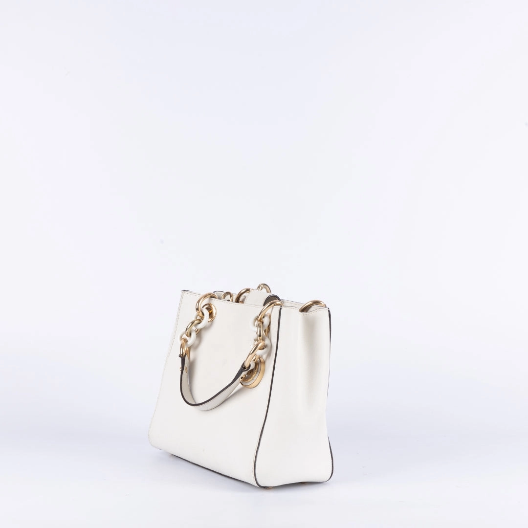 Michael Kors Cynthia Small Leather Satchel
