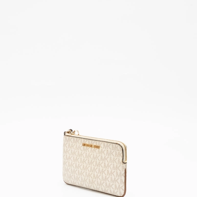Michael Kors Jet Set Travel Top Zip Signature Wristlet
