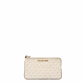 Michael Kors Jet Set Travel Top Zip Signature Wristlet