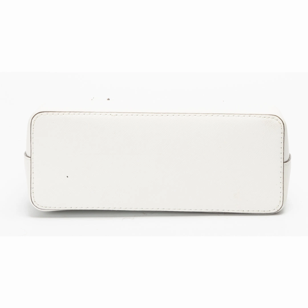 Michael Kors White Savannah Satchel