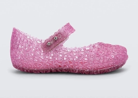Mini Melissa Campana Glitter Pink Size 6 Toddler