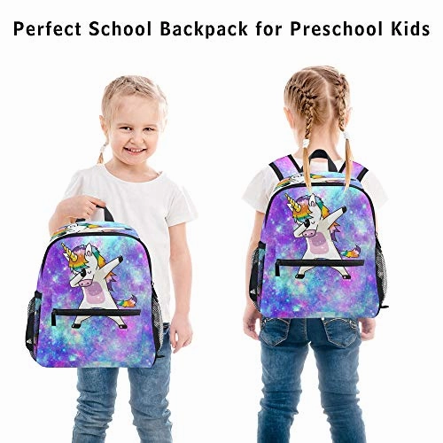 Mini Unicorn Backpack for Preschool Girls Toddlers Galaxy Cute School Bag Casual Backpack Purse for Kindergarten Kids Women Boys