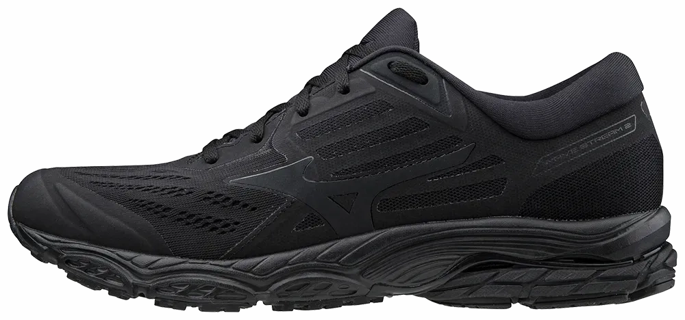 Mizuno Wave Stream 2 Mens Running Shoes Black