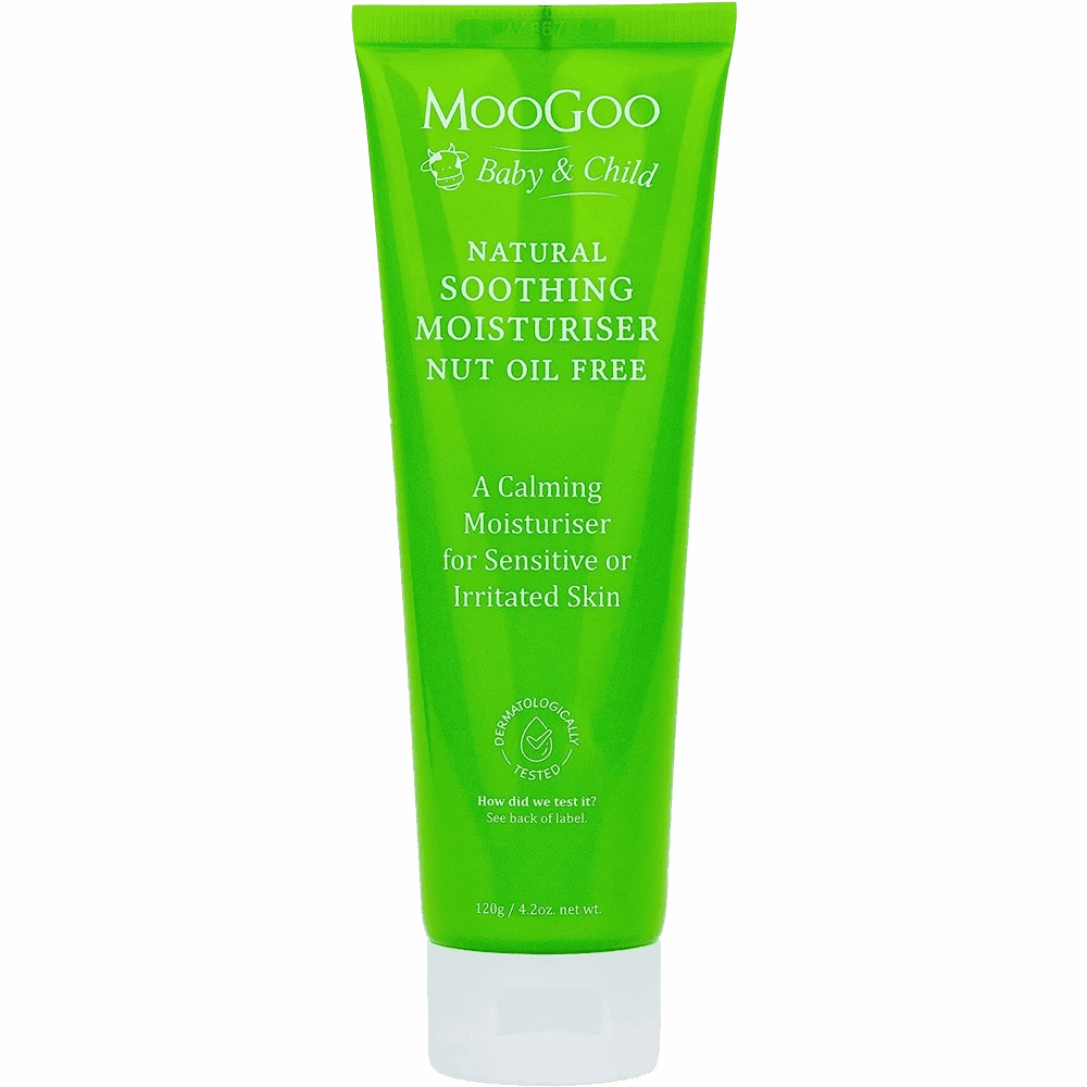 MooGoo Baby & Child Natural Soothing Moisturiser Nut Oil Free 120g