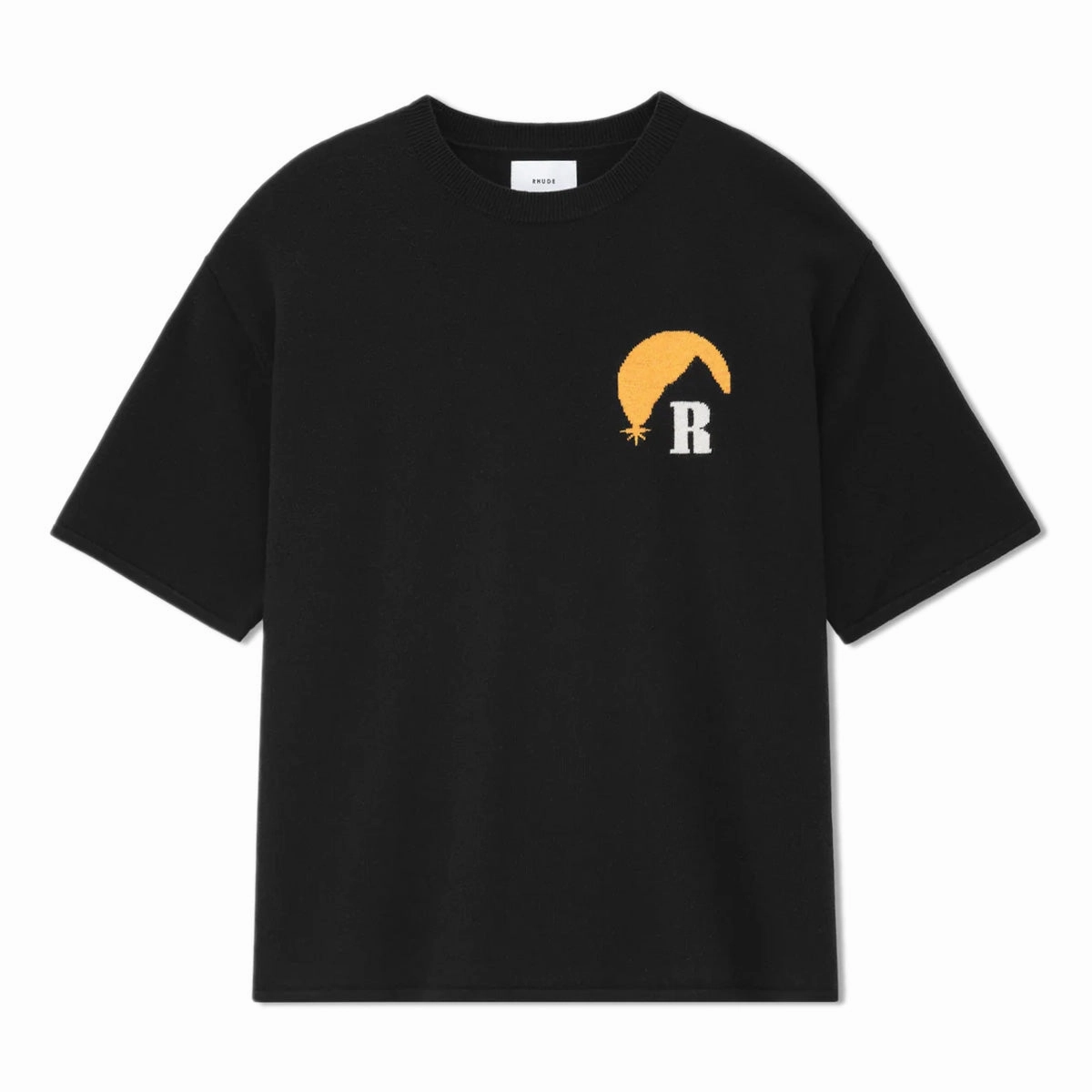 Moonlight Cashmere Knit Tee 'Black'