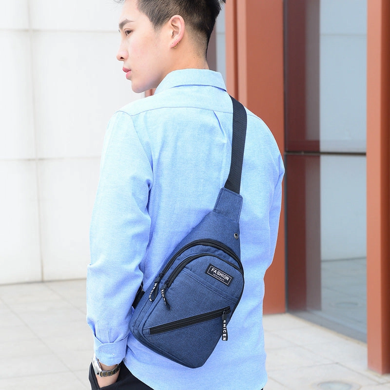 Multi-layer casual messenger bag