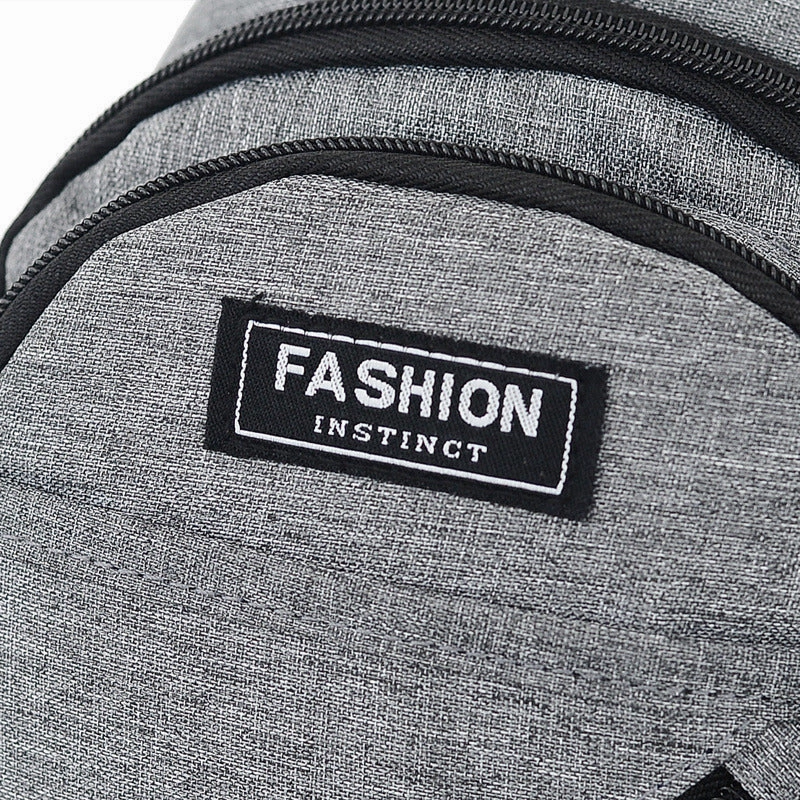 Multi-layer casual messenger bag