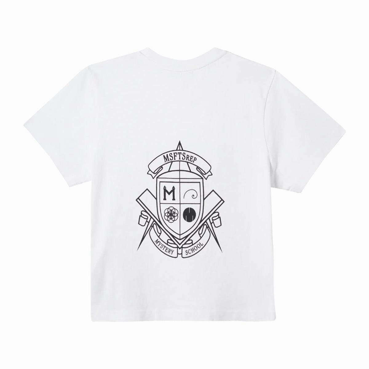 Mystery School Baby Tee 'White'
